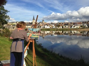 Agnes van Gaalen painting La Charité sur Loire